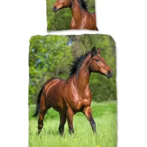 Kinderbettwäsche Running horse Bettwäsche-Set