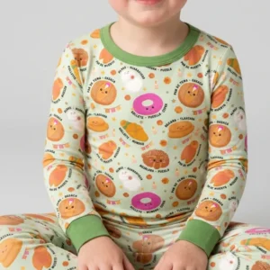 Pan Dulce Fiesta Bamboo Two Piece Long Sleeve Pajama Set