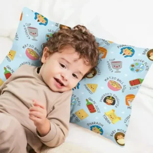 Cute Passover Characters Bamboo Pillow Case