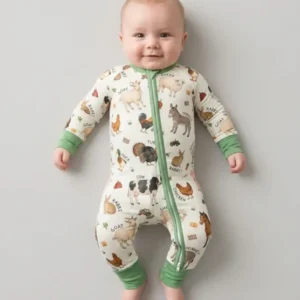 Barnyard Animals Bamboo Convertible Zippy