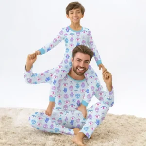 Hamsa Heart Guardians Family Matching Bamboo Men's Pajama Set
