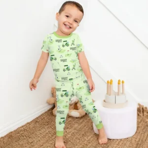 Daddy Golf Team Bamboo Two Piece Short Sleeve Pajama Set