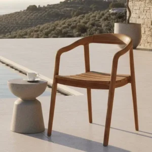 2er Set - Gartenstuhl Bali aus Teakholz