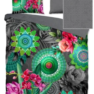 Hip Satin Duvet Cover "Thirze" - Multi - Dubbele instopflap