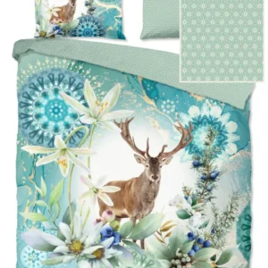 Hip Satin Duvet Cover "Xela" - Multi - Dubbele instopflap