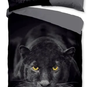 Panter Bettbezug mit Kissenbezug