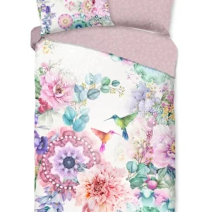 Hip Satin Duvet Cover "Isaye" - Multi - Dubbele instopflap