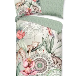 Hip Satin Duvet Cover "Wayan" - Multi - Rits