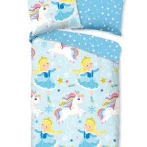 Guten Morgen Flanellen Children's Cups Deckung "icprincess" - Multi - Rits