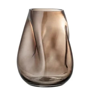 Vase "Nirvana" - braune Dekorationsvase aus Glas