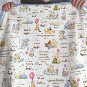 Child of God Whimsy Woodland Bamboo Blanket