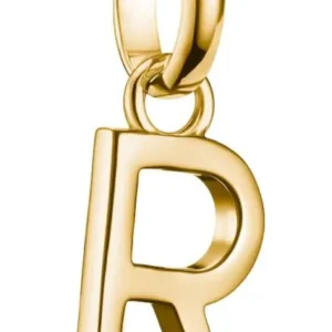 Thomas Sabo vergoldeter Charm-Anhänger, Buchstabe R mit Öse