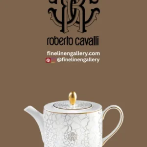 Roberto Cavalli Home Tea Pot or Coffee Pot GIRAFFE diam. 4.75", H 4.5" - Palais Royal Linen Gallery