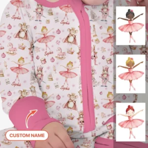 Custom Character "Ballerina Nutcracker Fairytale" Bamboo Convertible Zippy