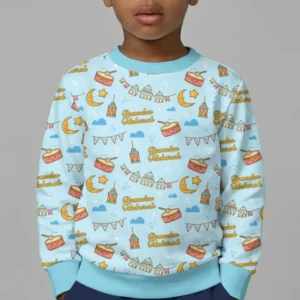 Ramadan Mubarak Bamboo Crewneck Sweatshirt