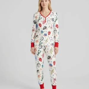 Preppy Coastal Bamboo Women Pajama Set