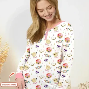 Custom Name Passover Afikoman Squad Bamboo Women Pajama Set