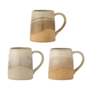 Becher Élan - aus Steingut gefertigt / 3er Set