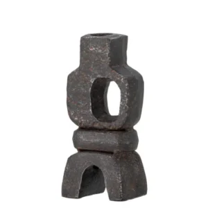 Kerzenhalter Ferro – Gusseisen in Schwarz