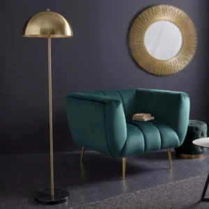 BURLESQUE Elegante Stehlampe 153cm gold