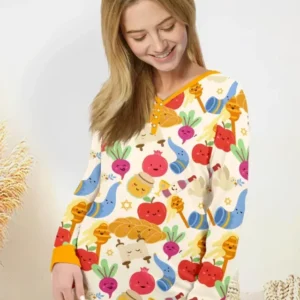Shana Tova Rosh Hashanah Bamboo Women Pajama Set