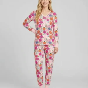 Pumpkin & Bloom Bamboo Women Pajama Set