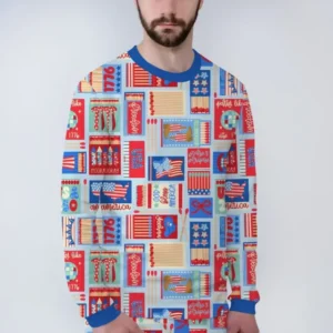 Patriotic Matchbox Family Matching Bamboo Men's Pajama Set