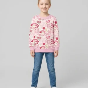 Blushing Wildflowers Bamboo Crewneck Sweatshirt