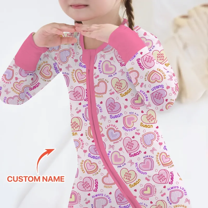 God Says I Am Sweet Heart Matching Mommy & Baby Bamboo Convertible Zippy