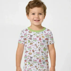Cinco de Mayo Fiesta Bamboo Two Piece Short Sleeve Pajama Set