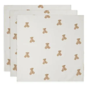 Hydrofiele Doek Small 70x70cm - Teddy Bear - 3 Stuks