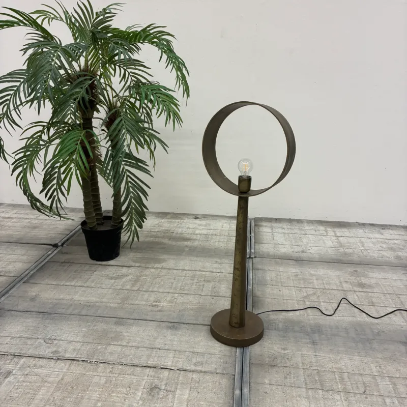 Countryfield Largo Stehlampe Ring Bronze Messing Metall Lampe