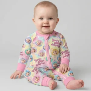 Custom Photo You're Glitter Dumpling Bamboo Convertible Zippy