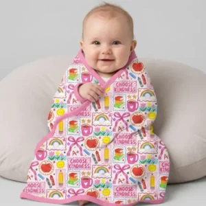 Kindness School Girl Bamboo Blanket