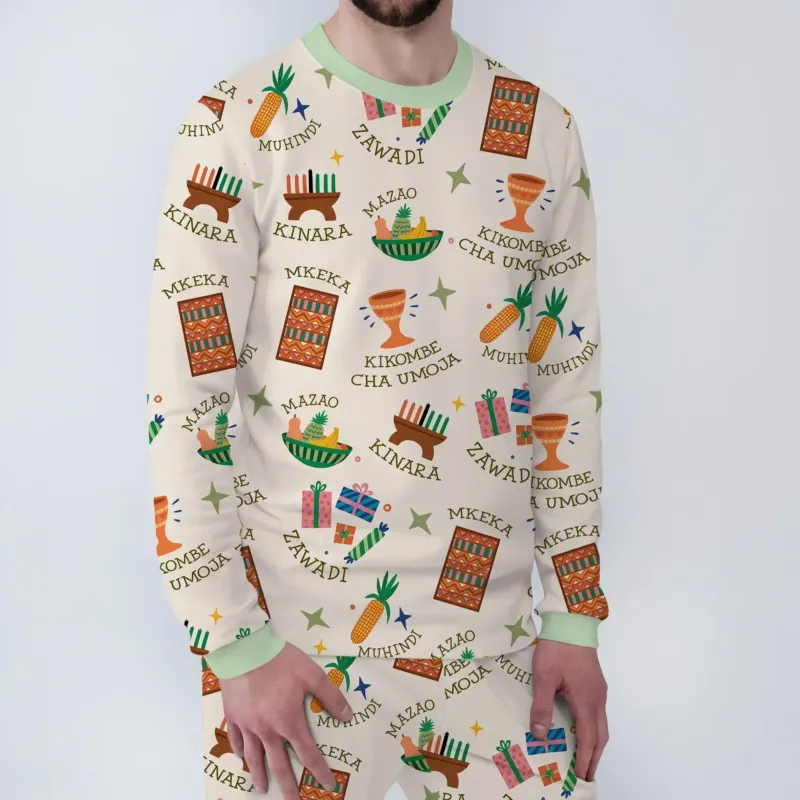 Kwanzaa Spirit Bamboo Men's Pajama Set