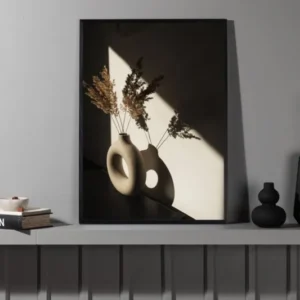 Poster Schattenmotiv aus hochwertigem Papier