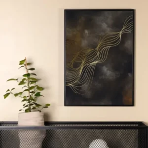 Poster Golden Dust aus hochwertigem Papier