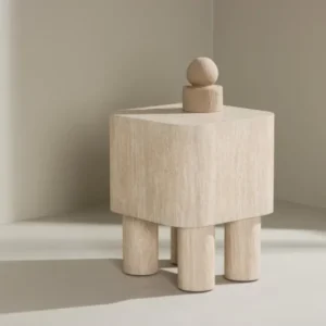 Beistelltisch Alira – in sanftem Beige