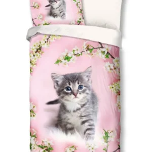Kinderbettwäsche Pussycat Bettwäsche-Set