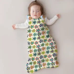 Happy Turtle Parade Bamboo Sleep Bag