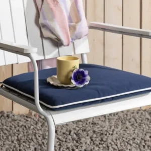 6er Set - Stuhlkissen Cushio aus Polyester in Blau
