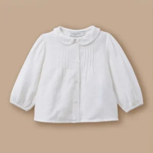 Bluse aus Baumwollgaze für Babys
