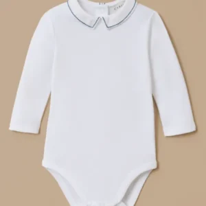 Body mit besticktem Rundhalsausschnitt Baby