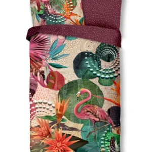 Hip Satin Duvet Cover "Sirke" - Multi - Rits