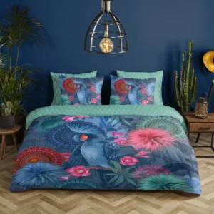 Hip Satin Duvet Cover "vonelia" - Multi - Dubbele instopflap