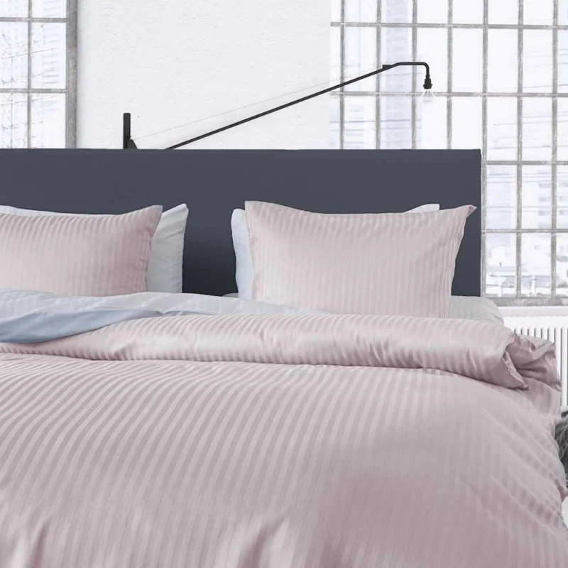HnL Satin Bettwäsche Uni #farbe_155x220-cm-+-80x80-cm