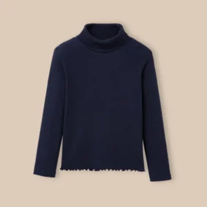 Mädchen-Unterziehpullover – Bio-Baumwolle
