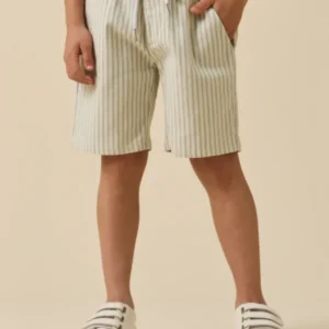 Jungen-Bermuda aus Oxford-Stoff