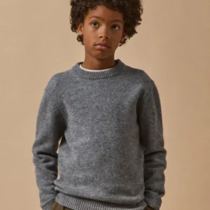 Jungenpullover aus Merino-Wolle