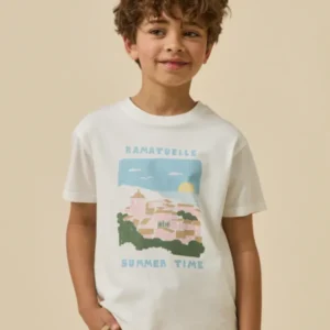 Jungen-T-Shirt « Ramatuelle » – Bio-Baumwolle
